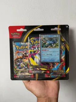 Pokemon Mega Evolution 3 Pack Blister Golduck TCG | Brand new and Sealed - Image 1