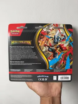 Pokemon Mega Evolution 3 Pack Blister Golduck TCG | Brand new and Sealed - Image 2