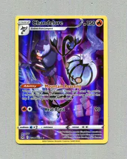 Chandelure TG04/TG30 Lost Origin Trainer Gallery Holo Full Art Pokemon TCG - Image 1