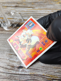 Growlithe - 261 - Vintage 1997 CGTSJ Pokemon Amada Sticker Seal - Image 2