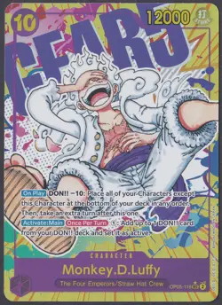 Monkey. D. Luffy Gear 5 SEC Alt Art OP05-119 Awakening Of The New Era One Piece - Image 1