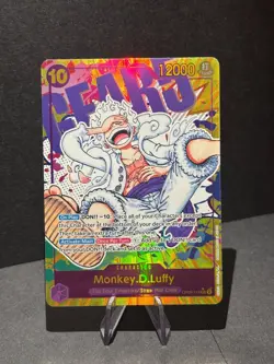 Monkey. D. Luffy Gear 5 SEC Alt Art OP05-119 Awakening Of The New Era One Piece - Image 3