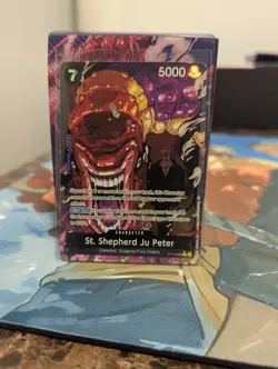 One Piece TCG St. Shepherd Ju Peter -Carrying On His Will OP13-084-Rare- ALT ART - Image 1