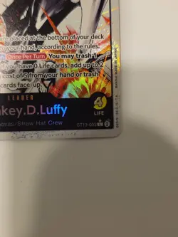 Monkey.D.Luffy 003 (Parallel) - Ultra Deck: The Three Brothers (ST-13) One Piece - Image 4