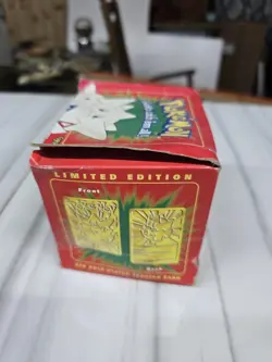Pokemon 1999 Burger King 23K Gold Plated Card Togepi With Pokeball Case And COA - Image 2