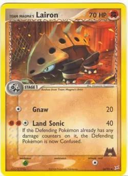 2x (pok-MA-036) Team Magma's Lairon (U) Pokemon EX Team Magma VS Aqua Card # 36 - Image 1