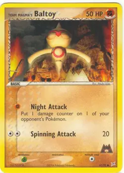 2x (pok-MA-061) Team Magma's Baltoy (C) Pokemon EX Team Magma VS Aqua Card # 61 - Image 1