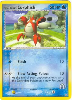 2x (pok-MA-051) Team Aqua's Corphish (C) Pokemon EX Team Magma VS Aqua Card # 51 - Image 1