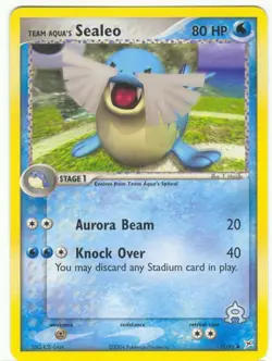 2x (pok-MA-031) Team Aqua's Sealeo (U) Pokemon EX Team Magma VS Aqua Card # 31 - Image 1