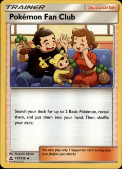 2x (SM05-133 PARALLEL FOIL) Pokemon Fan Club (U) Pokemon Ultra Prism Card # 133 - Image 1