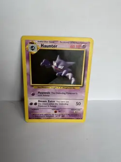 Haunter 29/102 Non Holo Pokemon TCG rare Card 1999 Played With Condition - Image 1