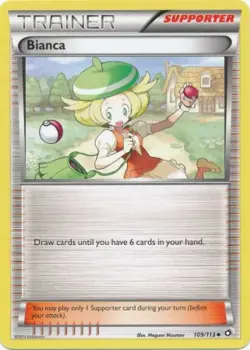 2x (BW11-109) Bianca (U) Pokemon B&W Legendary Treasures Card # 109 - Image 1
