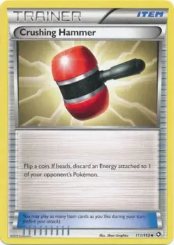 2x (BW11-111) Crushing Hammer (U) Pokemon B&W Legendary Treasures Card # 111 - Image 1