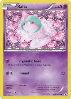 2x (BW11-RC8) Ralts (C) Pokemon B&W Legendary Treasures Card # RC8 - Image 1