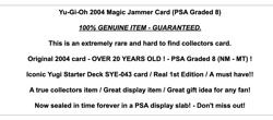 Yu-Gi-Oh 2004 1st Ed Edition PSA Graded 8 Card Yugi Evolution Starter Deck Retro - Image 2