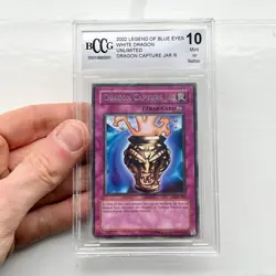 Yu-Gi-Oh 2002 Retro LOB Rare BCCG Graded 10 Card Blue Eyes White Dragon Vintage - Image 3