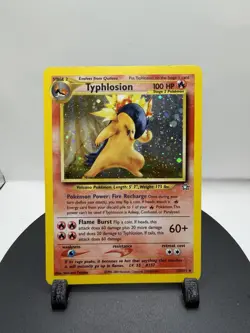 Typhlosion Holo 17/111 Neo Genesis Vintage Pokemon Card **RARE** **WOTC** - Image 1