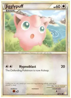 2x (HGSS-068) Jigglypuff (C) Pokemon HeartGold SoulSilver Card # 68 - Image 1