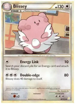 2x (HGSS-036) Blissey (U) Pokemon HeartGold SoulSilver Card # 36 - Image 1