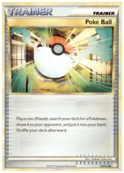 2x (HGSS-095) Poke Ball (U) Pokemon HeartGold SoulSilver Card # 95 - Image 1