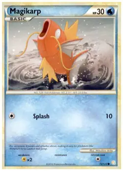 2x (HGSS-072) Magikarp (C) Pokemon HeartGold SoulSilver Card # 72 - Image 1