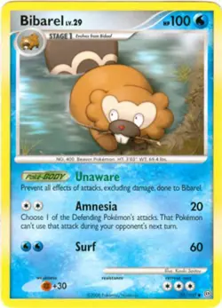 2x (pok-SF-032) Bibarel (U) Pokemon D&P Stormfront Card # 32 - Image 1