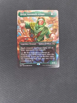Oviya, Automech Artisan (BORDERLESS) - Aetherdrift (Magic the Gathering) - Image 1