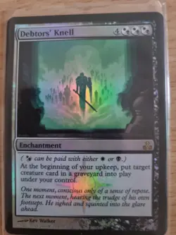 MTG FOIL Debtors' Knell - Guildpact Magic the Gathering Rare NM - Image 1