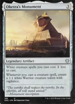 MTG Oketra's Monument (DMC) Commander: Dominaria United Regular Uncommon 188 LP - Image 1