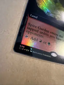 MTG Spire Garden CLB 606 R NM FOIL Extended Art - Image 3