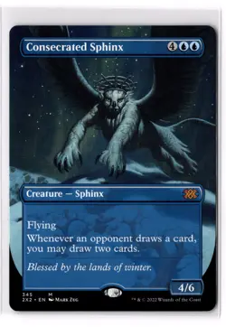 Consecrated Sphinx (Borderless) 345 Double Masters 2022 Normal NM - Image 1
