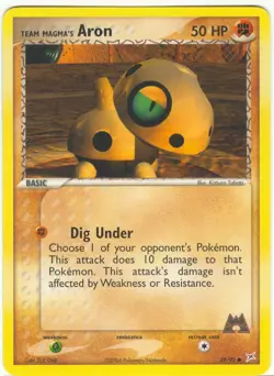 2x (pok-MA-059) Team Magma's Aron (C) Pokemon EX Team Magma VS Aqua Card # 59 - Image 1