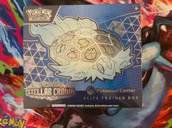 Pokemon TCG: Stellar Crown Pokemon Center Exclusive Elite Trainer Box ETB SEALED - Image 1