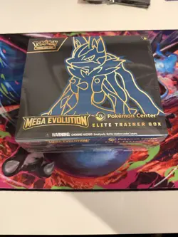 Pokemon TCG Mega Evolutions Pokemon Center ETB Lucario| BRAND NEW - Image 1