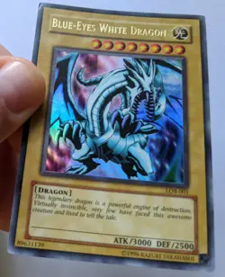 Yugioh! Blue-Eyes White Dragon LOB-001 Ultra Rare Unlimited Edition moxbeta_com - Image 4