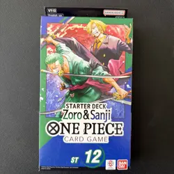 One Piece TCG Zoro & Sanji Starter Deck ST-12 English (SEALED) - Image 1