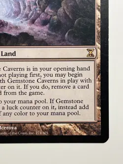 Gemstone Caverns #274 Time Spiral - MTG Magic the Gathering Legendary Land Card - Image 5