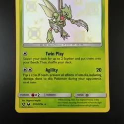 Scyther SV1/SV94 Pokemon Hidden Fates Holo Card - Image 3