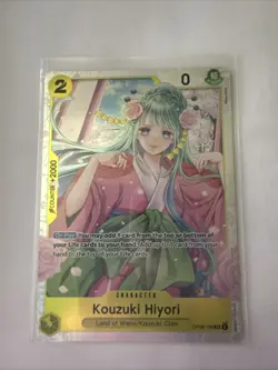 Kouzuki Hiyori OP06-106 SR Wings of the Captain English One Piece Card NM - Image 1