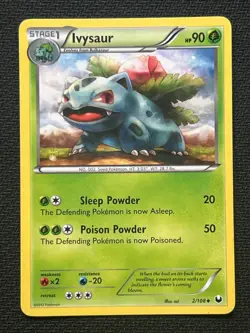Ivysaur 2/108 Dark Explorers Pokemon Trading Card - Image 1