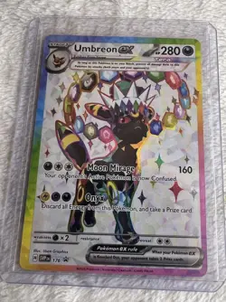 Pokemon Prismatic Evolutions Promo Card Umbreon 176 Box Fresh - Image 1