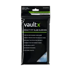 Vault X Exact Fit Graded Card Slab Sleeves - PSA Slab Protector Sleeve 100 Pack - Image 1