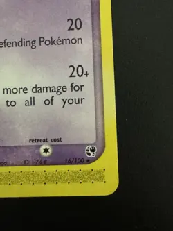 Pokemon TCG Espeon EX Sandstorm 16/100 Regular Rare Card - Image 3