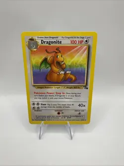 Pokemon TCG Dragonite 19/62 Fossil Non-Holo Rare Card Unlimited LP - Image 2