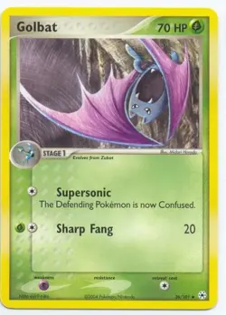 2x (pok-HL-036) Golbat (U) Pokemon EX Hidden Legends Card # 36 - Image 1