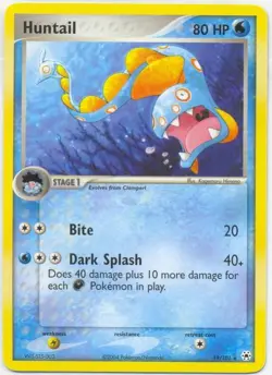 2x (pok-HL-019) Huntail (R) Pokemon EX Hidden Legends Card # 19 - Image 1