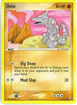 2x (UNSEEN-065) Onix (C) Pokemon EX Unseen Forces Card # 65 - Image 1