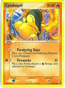 2x (UNSEEN-054) Cyndaquil (C) Pokemon EX Unseen Forces Card # 54 - Image 1