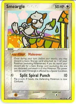 2x (UNSEEN-048) Smeargle (U) Pokemon EX Unseen Forces Card # 48 - Image 1
