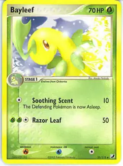 2x (UNSEEN-035) Bayleef (U) Pokemon EX Unseen Forces Card # 35 - Image 1